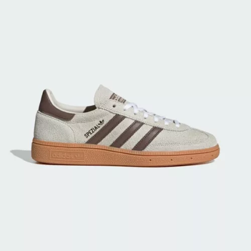 adidas Handball Spezial Off-White Earth Strata Gum (Women's) női alacsony szárú utcai sneaker bézs