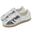 adidas Samba OG Silver Metallic Cracked Leather (Women's) alacsony szárú sneaker – termékfotó, oldalnézet