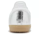 adidas Samba OG Silver Metallic Cracked Leather (Women's) alacsony szárú sneaker – termékfotó, oldalnézet