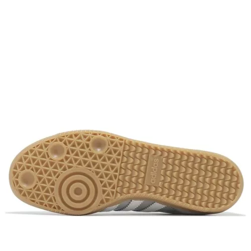 adidas Samba OG Silver Metallic Cracked Leather (Women's) alacsony szárú sneaker – termékfotó, oldalnézet