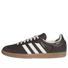 adidas Samba OG Dark Brown Off White Gum alacsony szárú sneaker – termékfotó, oldalnézet