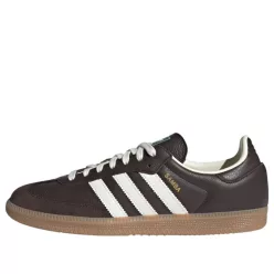 adidas Samba OG Dark Brown Off White Gum alacsony szárú sneaker – termékfotó, oldalnézet
