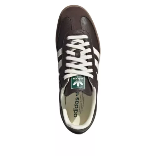 adidas Samba OG Dark Brown Off White Gum alacsony szárú sneaker – termékfotó, oldalnézet