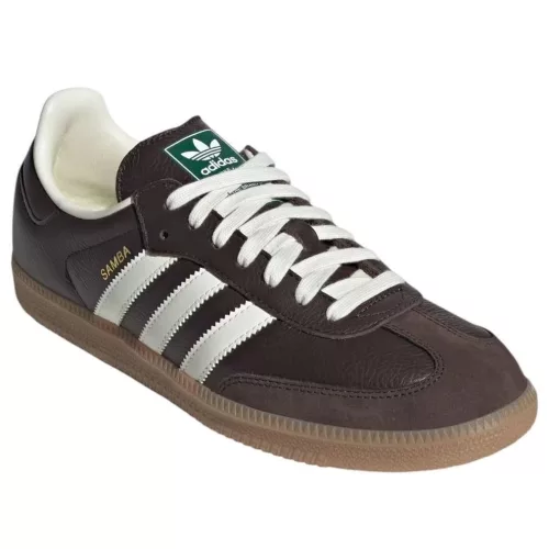 adidas Samba OG Dark Brown Off White Gum alacsony szárú sneaker – termékfotó, oldalnézet
