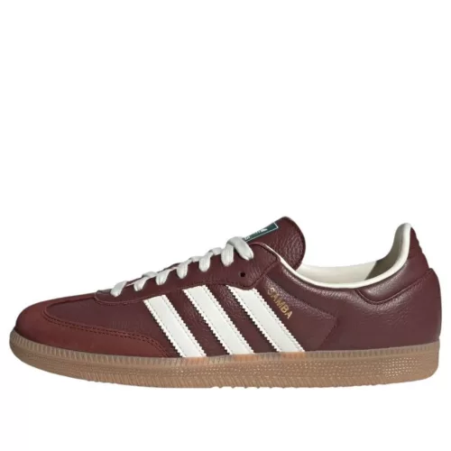 adidas Samba OG Fox Brown Off White Gum alacsony szárú sneaker – termékfotó, oldalnézet