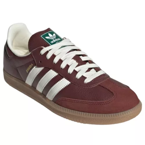 adidas Samba OG Fox Brown Off White Gum alacsony szárú sneaker – termékfotó, oldalnézet