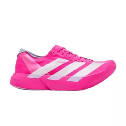 adidas Adizero Adios Pro 4 Shock Pink alacsony szárú sneaker – termékfotó, oldalnézet