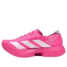 adidas Adizero Adios Pro 4 Shock Pink alacsony szárú sneaker – termékfotó, oldalnézet