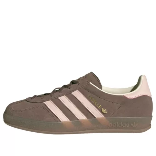 adidas Gazelle Indoor Earth Strata Wonder Quartz (Women's) alacsony szárú sneaker – termékfotó, oldalnézet