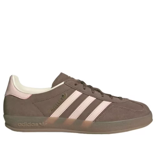 adidas Gazelle Indoor Earth Strata Wonder Quartz (Women's) alacsony szárú sneaker – termékfotó, oldalnézet