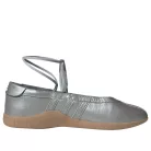 adidas Taekwondo Mei Ballet Silver Metallic Gum (Women's) sneaker – termékfotó, oldalnézet