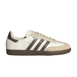 adidas Samba OG Off White Earth Strata Gum (Women's) alacsony szárú sneaker – termékfotó, oldalnézet
