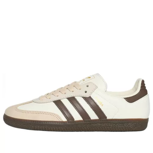 adidas Samba OG Off White Earth Strata Gum (Women's) alacsony szárú sneaker – termékfotó, oldalnézet