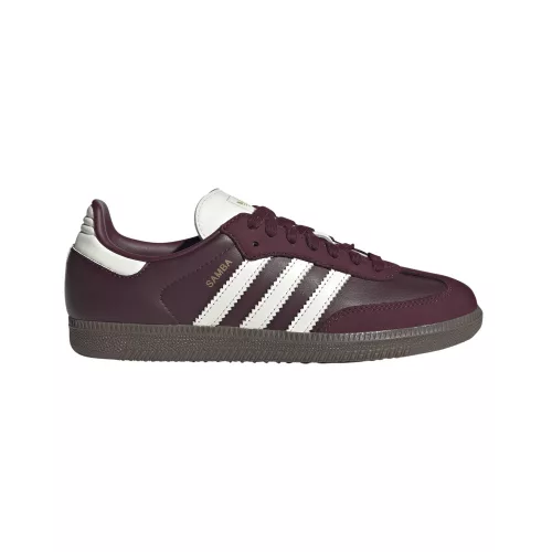 adidas Samba OG Maroon Off White Gum alacsony szárú sneaker – termékfotó, oldalnézet