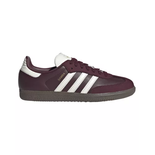 adidas Samba OG Maroon Off White Gum alacsony szárú sneaker – termékfotó, oldalnézet