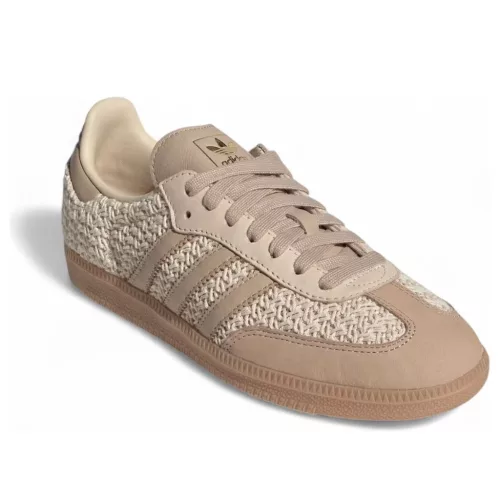 adidas Samba OG Crochet Pack Sand Strata (Women's) alacsony szárú sneaker – termékfotó, oldalnézet