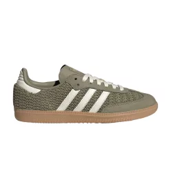 adidas Samba OG Crochet Pack Orbit Green (Women's) alacsony szárú sneaker – termékfotó, oldalnézet