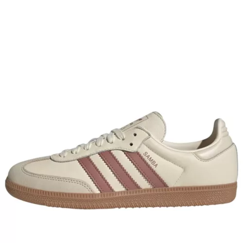 Adidas Samba OG 'Wonder White Warm Clay' alacsony szárú sneaker – termékfotó, oldalnézet