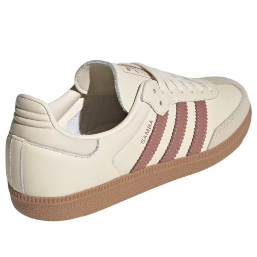 Adidas Samba OG 'Wonder White Warm Clay' alacsony szárú sneaker – termékfotó, oldalnézet