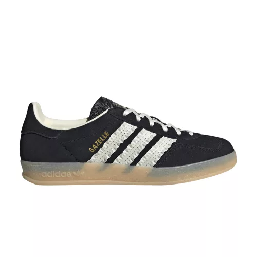 adidas Gazelle Indoor Core Black Cream White Gum (Women's) alacsony szárú sneaker – termékfotó, oldalnézet