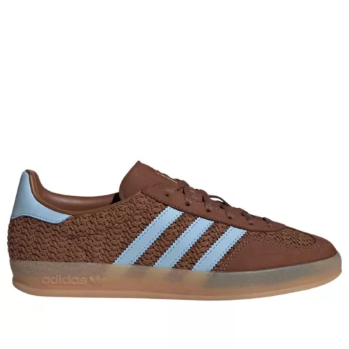 adidas Gazelle Indoor Preloved Brown Clear Sky Gum (Women's) alacsony szárú sneaker – termékfotó, oldalnézet