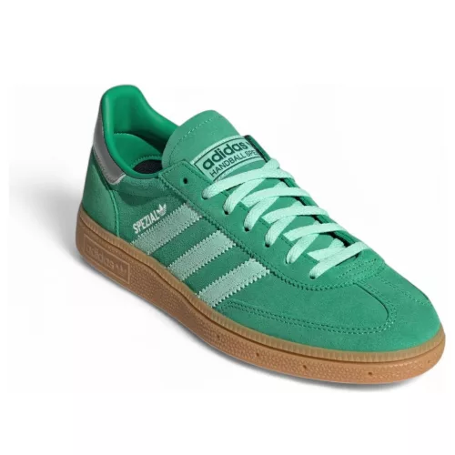 adidas Handball Spezial Semi Court Green Clear Mint Gum (Women's) alacsony szárú sneaker – termékfotó, oldalnézet