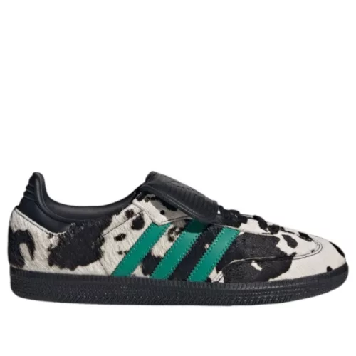 adidas Samba LT Cow Print Black White (Women's) alacsony szárú sneaker – termékfotó, oldalnézet