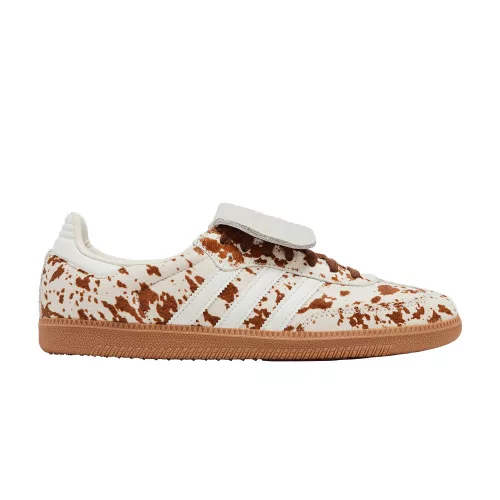 adidas Samba LT Cow Print Brown White (Women's) alacsony szárú sneaker – termékfotó, oldalnézet
