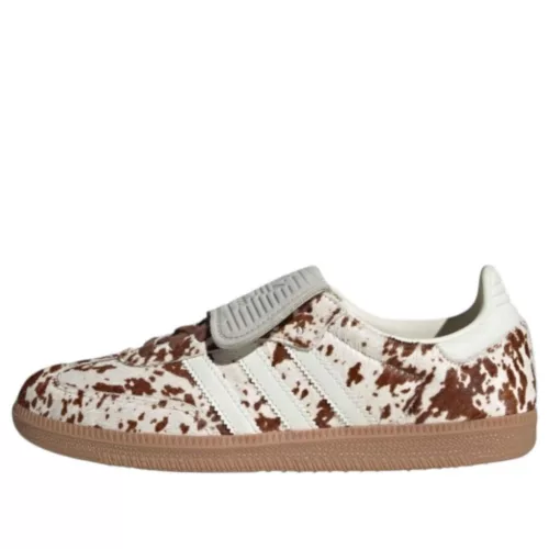 adidas Samba LT Cow Print Brown White (Women's) alacsony szárú sneaker – termékfotó, oldalnézet