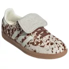 adidas Samba LT Cow Print Brown White (Women's) alacsony szárú sneaker – termékfotó, oldalnézet