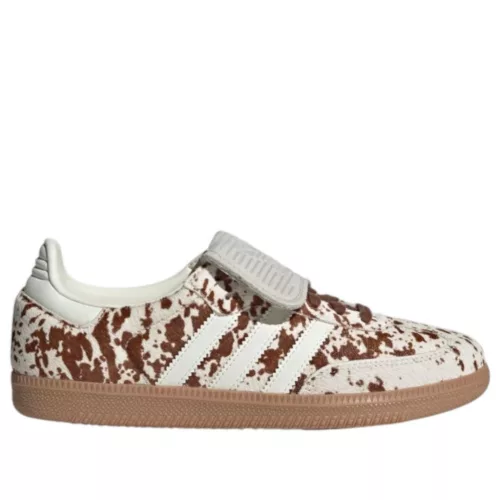 adidas Samba LT Cow Print Brown White (Women's) alacsony szárú sneaker – termékfotó, oldalnézet