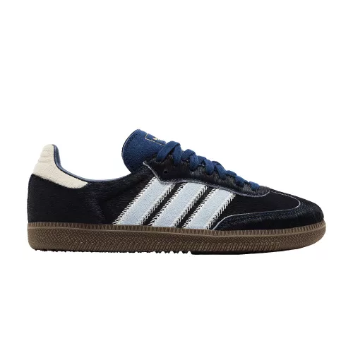 adidas Samba OG Pony Hair Night Indigo Clear Sky (Women's) alacsony szárú sneaker – termékfotó, oldalnézet