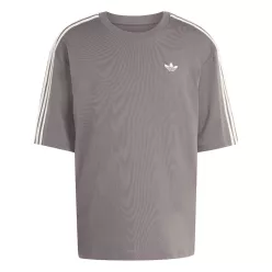 Adidas Adicolor 3-Stripes Oversized T-Shirt Charcoal – termékfotó, oldalnézet