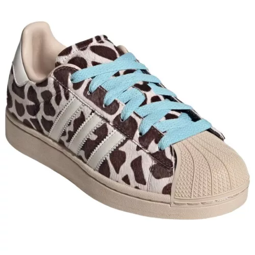 adidas Superstar II Cow Print Crystal Linen (Women's) alacsony szárú sneaker – termékfotó, oldalnézet