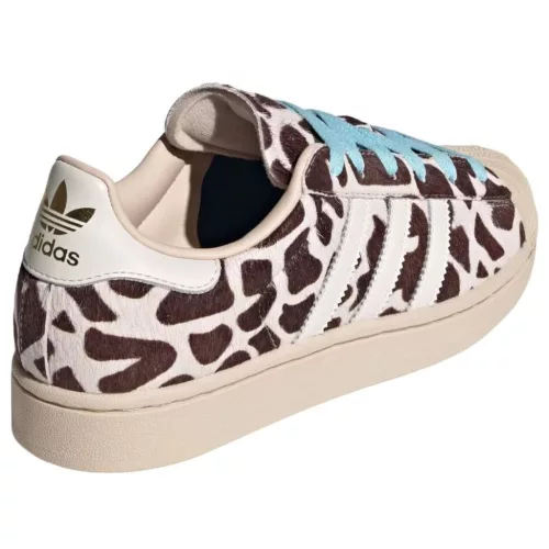 adidas Superstar II Cow Print Crystal Linen (Women's) alacsony szárú sneaker – termékfotó, oldalnézet
