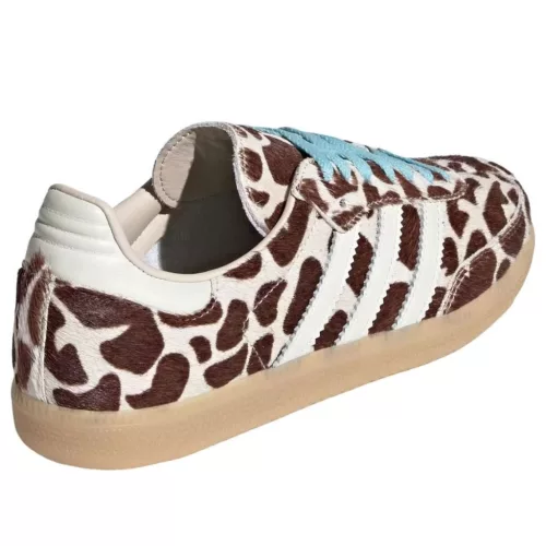 adidas Samba OG Giraffe Print Crystal Linen (Women's) alacsony szárú sneaker – termékfotó, oldalnézet