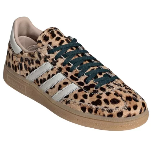 adidas Handball Spezial Leopard Magic Beige (Women's) alacsony szárú sneaker – termékfotó, oldalnézet