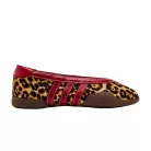 adidas Taekwondo Mei Ballet Leopard Print Team Victory Red (Women's) alacsony szárú sneaker – termékfotó, oldalnézet