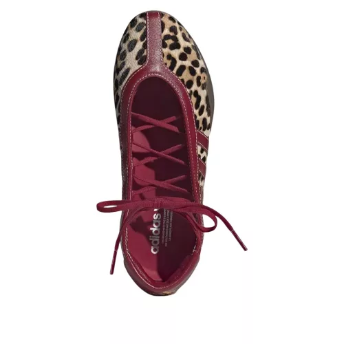 adidas Taekwondo Mei Ballet Leopard Print Team Victory Red (Women's) alacsony szárú sneaker – termékfotó, oldalnézet