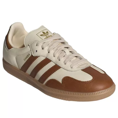 adidas Samba OG Wonder White Dusky Bronze (Women's) alacsony szárú sneaker – termékfotó, oldalnézet