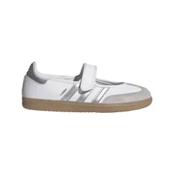 adidas Samba Jane White Silver Metallic (Women's) alacsony szárú sneaker – termékfotó, oldalnézet