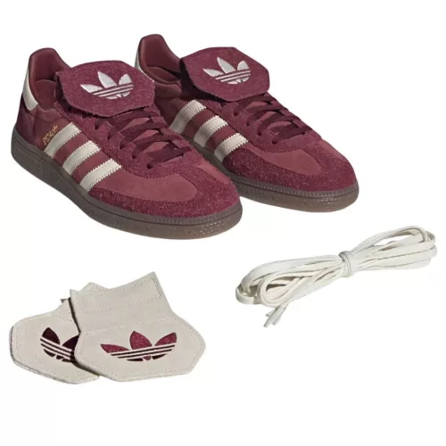 adidas Handball Spezial LT Shadow Red Off White (Women's) alacsony szárú sneaker – termékfotó, oldalnézet