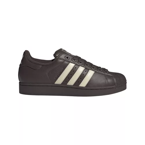 Adidas Superstar II Brown Cream alacsony szárú sneaker – termékfotó, oldalnézet