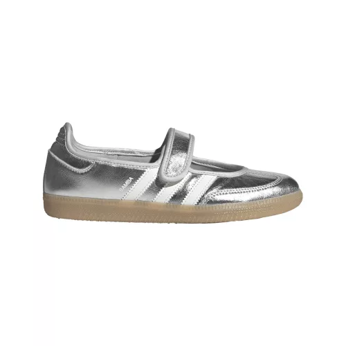 adidas Samba Jane Silver Metallic Off White (Women's) alacsony szárú sneaker – termékfotó, oldalnézet