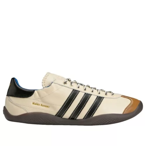 adidas Karintha OG Wales Bonner Black White Lush Blue alacsony szárú sneaker – termékfotó, oldalnézet