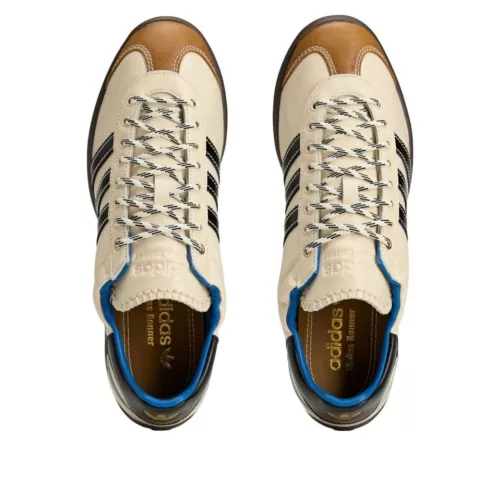 adidas Karintha OG Wales Bonner Black White Lush Blue alacsony szárú sneaker – termékfotó, oldalnézet