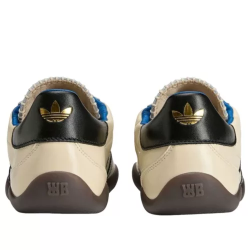 adidas Karintha OG Wales Bonner Black White Lush Blue alacsony szárú sneaker – termékfotó, oldalnézet