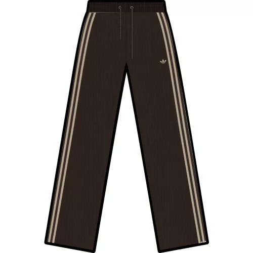 Adidas Crochet Track Pants Aurora Coffee Magic Beige – termékfotó, oldalnézet