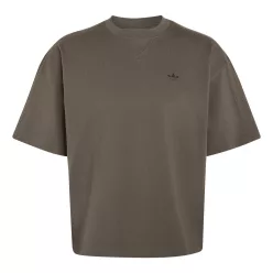 adidas Premium Essentials T-Shirt Shadow Olive – termékfotó, oldalnézet