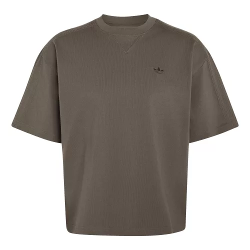 adidas Premium Essentials T-Shirt Shadow Olive – termékfotó, oldalnézet